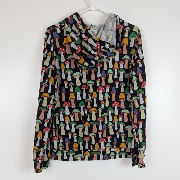 LA Soul Magical Mushrooms Hooded Pullover Sweater Kangaroo Pocket Hoodie Small - Picture 2 of 6